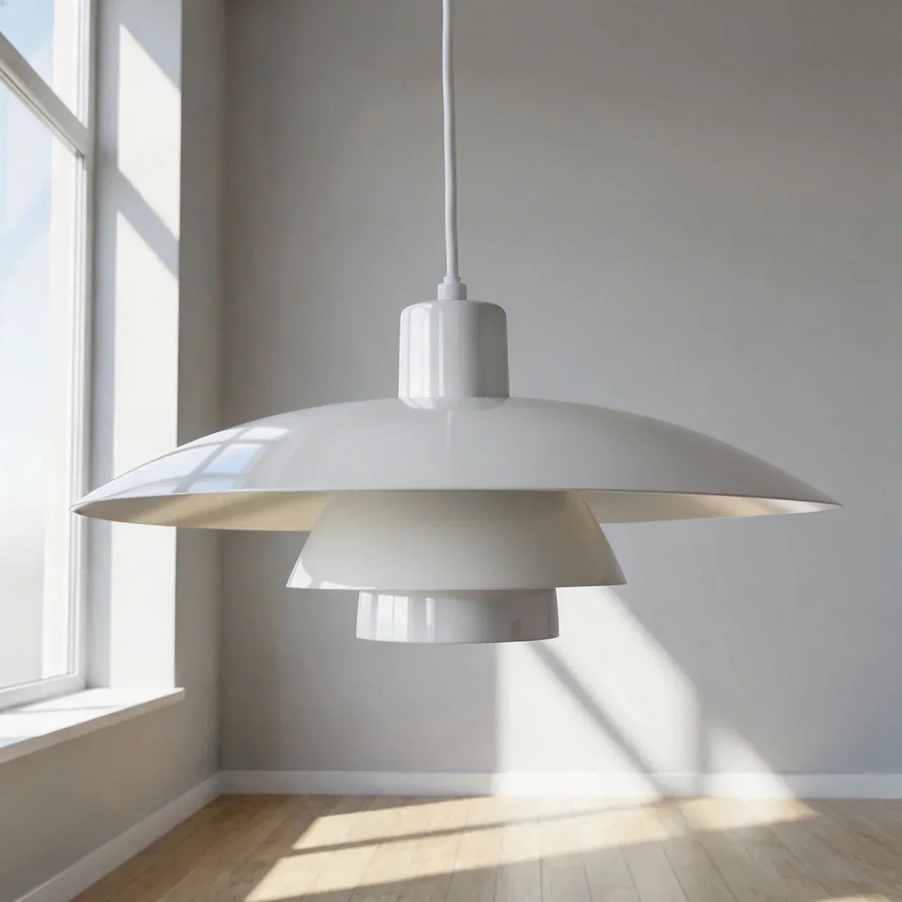 Danish Modern Minimalist Chandelier Lighting Fixture | Rosalyssa