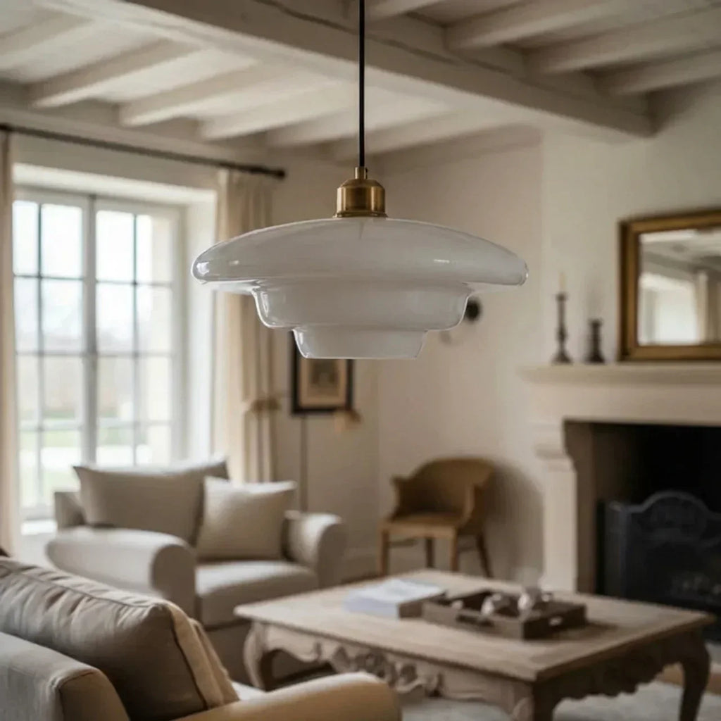 Vintage Clear Glass Pendant Ceiling Light For Indoor Use | Rosalyssa
