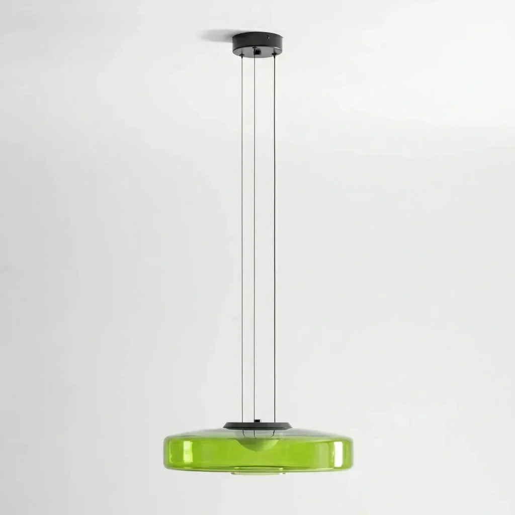 Tiered Glass Pendant Light With Integrated LED Bauhaus Style | Rosalyssa