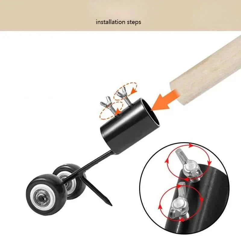 TerraEase Deluxe Back Friendly Weed Remover With Ergonomic Design