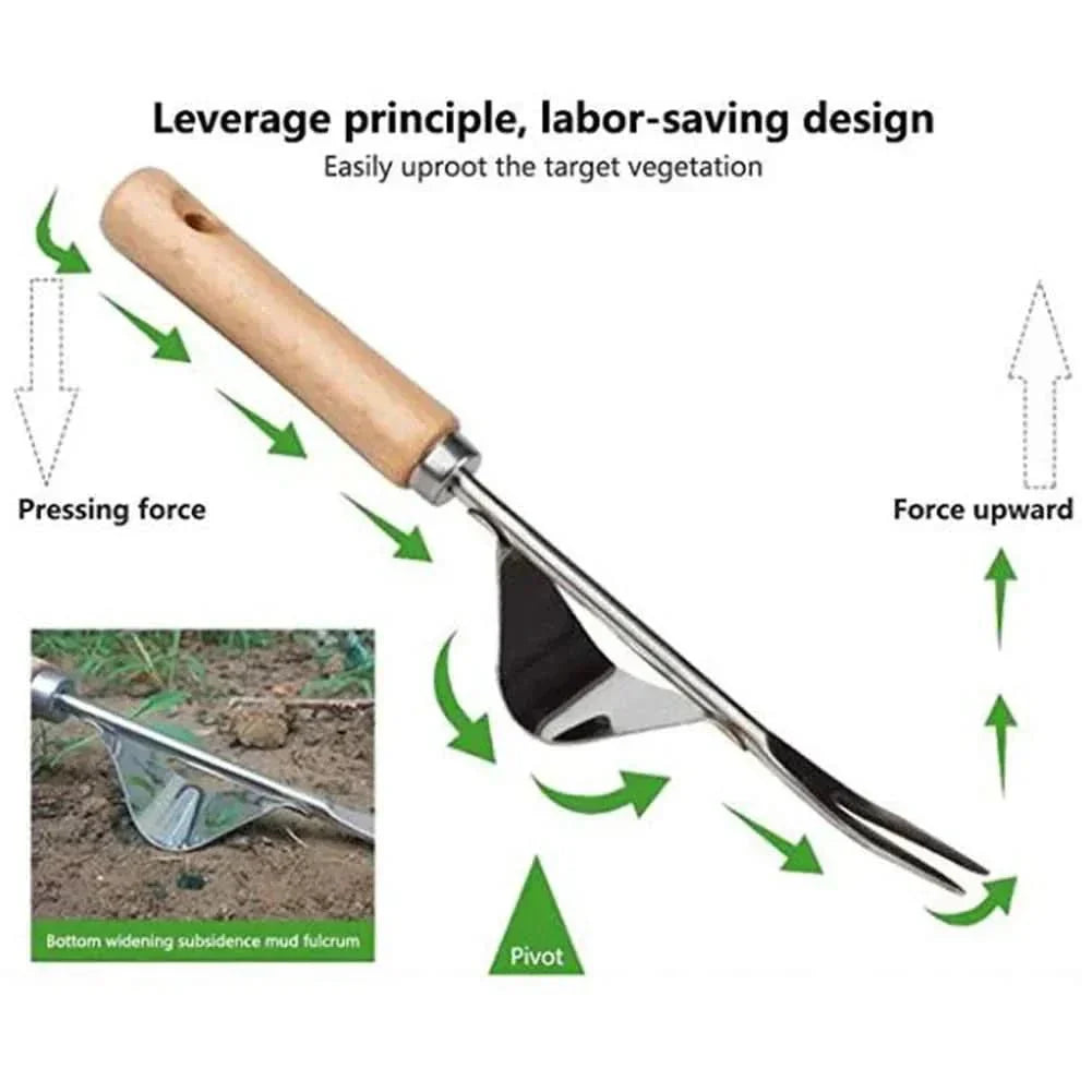 Verdant Grip Präzisions-Unkrautentferner mit ergonomischem Griff für einfache Handhabung