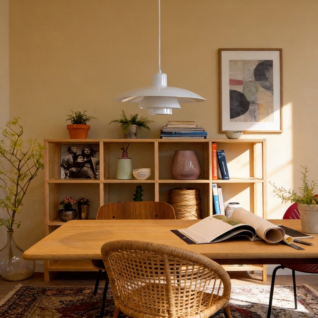 Danish Modern Minimalist Chandelier Lighting Fixture | Rosalyssa