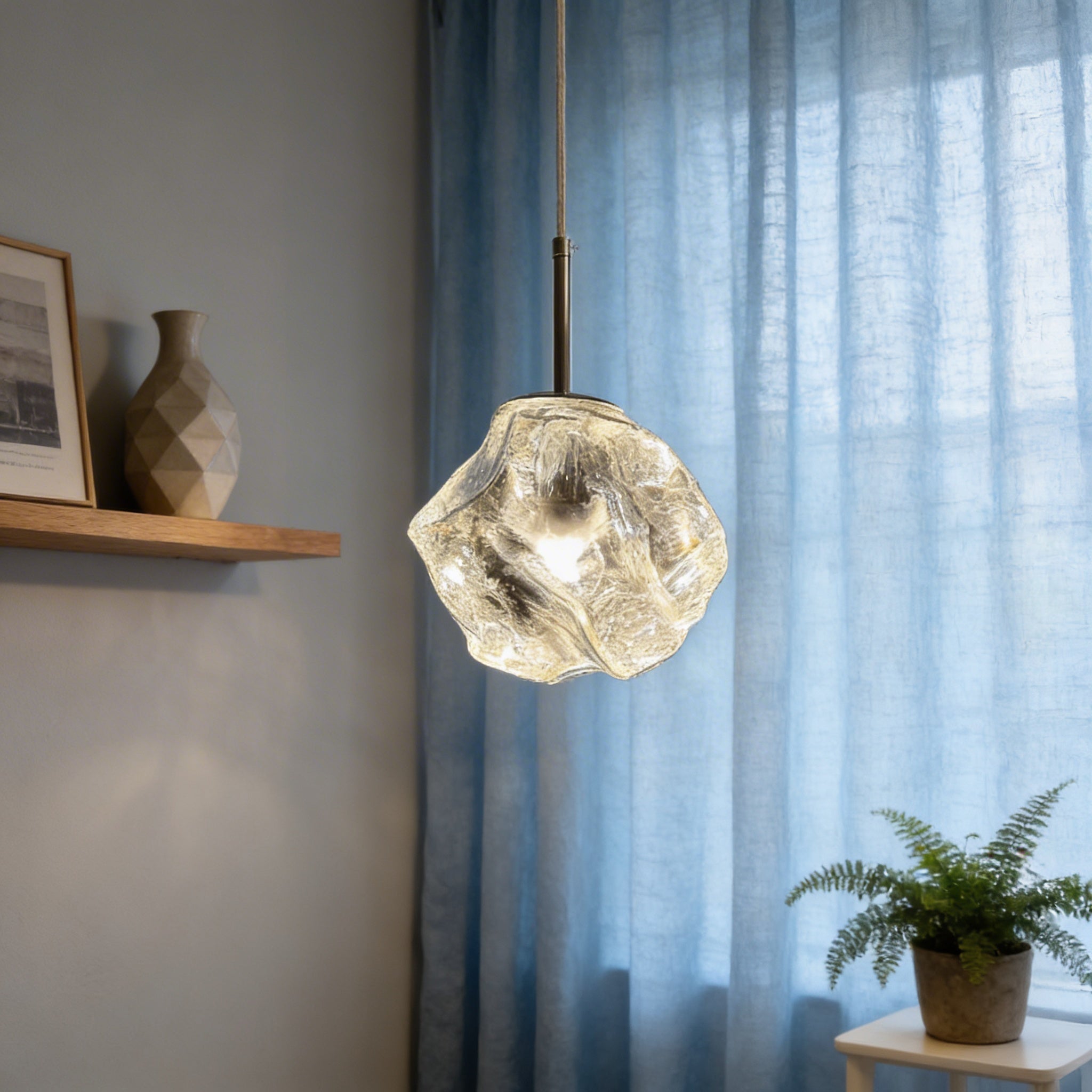 Melt Glass Pendant Light for Modern Interiors and Living Spaces | Rosalyssa