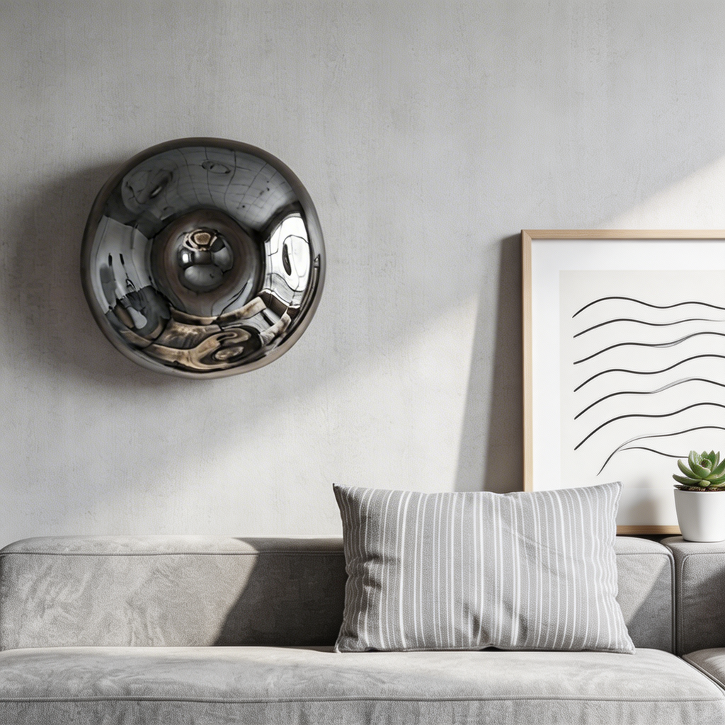 Molten Acrylic Wall Light Sconce With Glacier-Inspired Shade | Rosalyssa