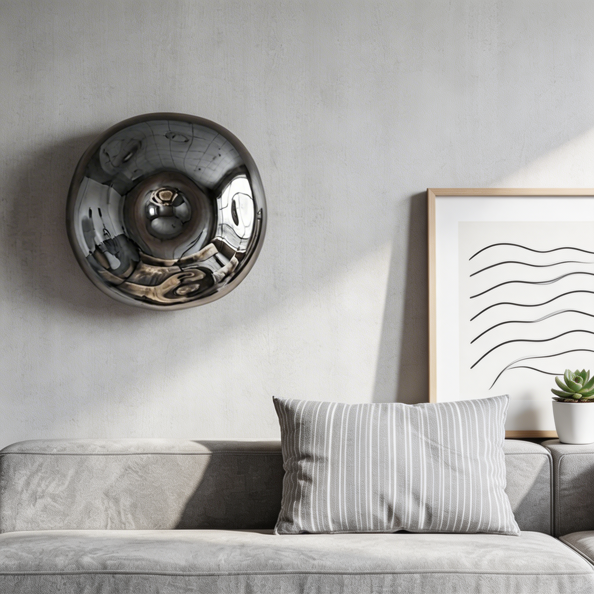 Molten Acrylic Wall Light Sconce With Glacier-Inspired Shade | Rosalyssa