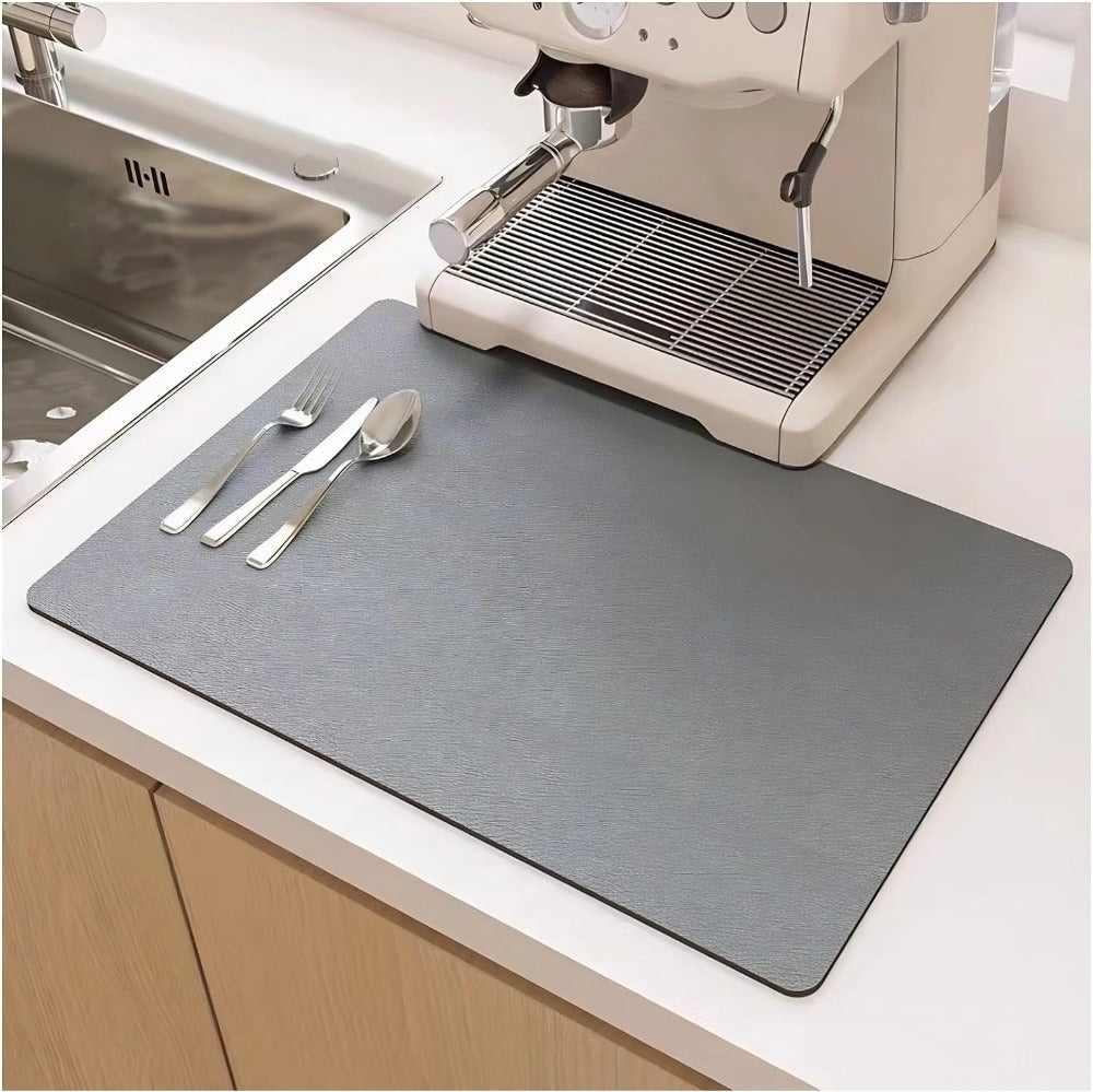 Nova Absorbent Dish Mat For Quick Drying In The Kitchen