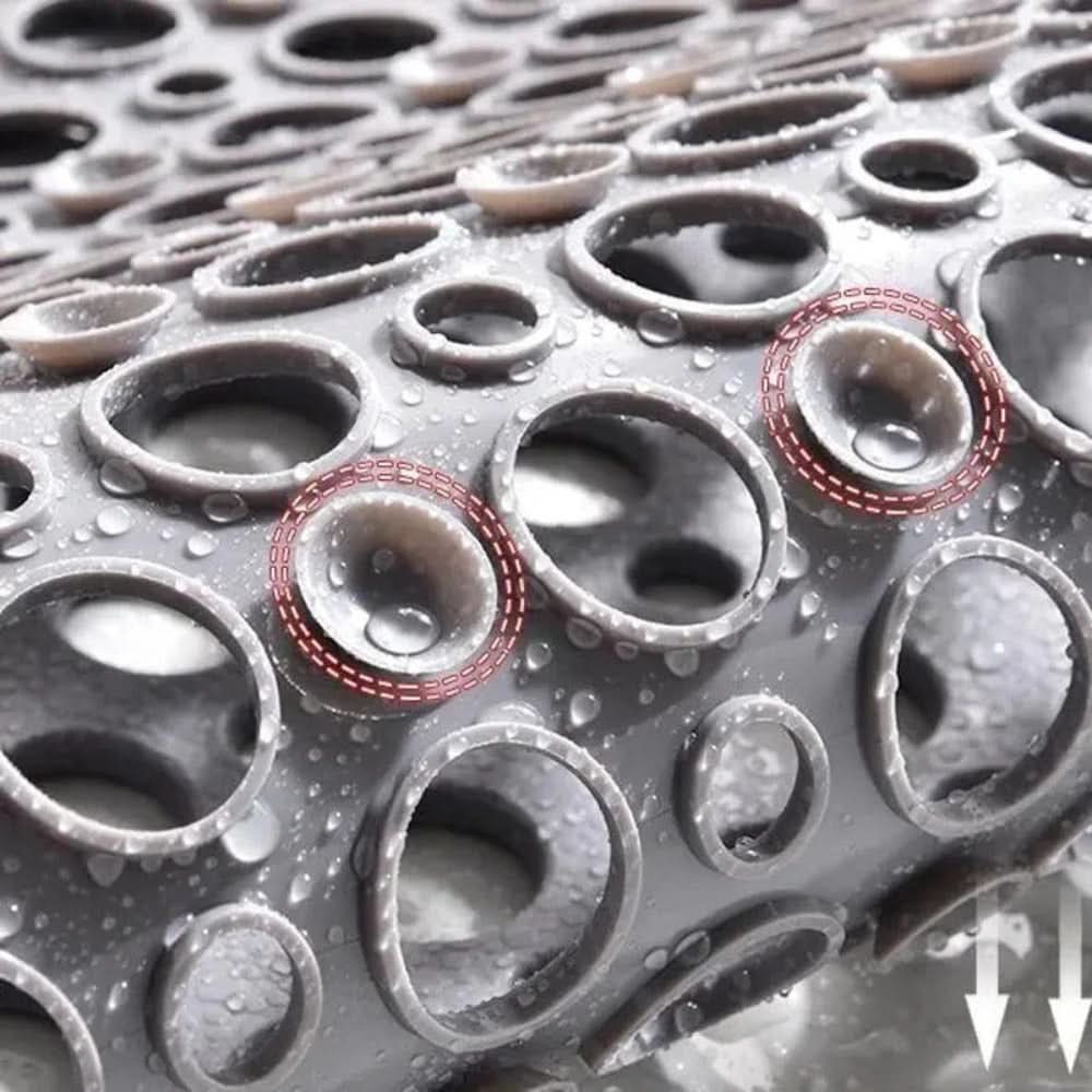 Luksuriøs sklisikker dusjmatte for hygieniske og trygge bad