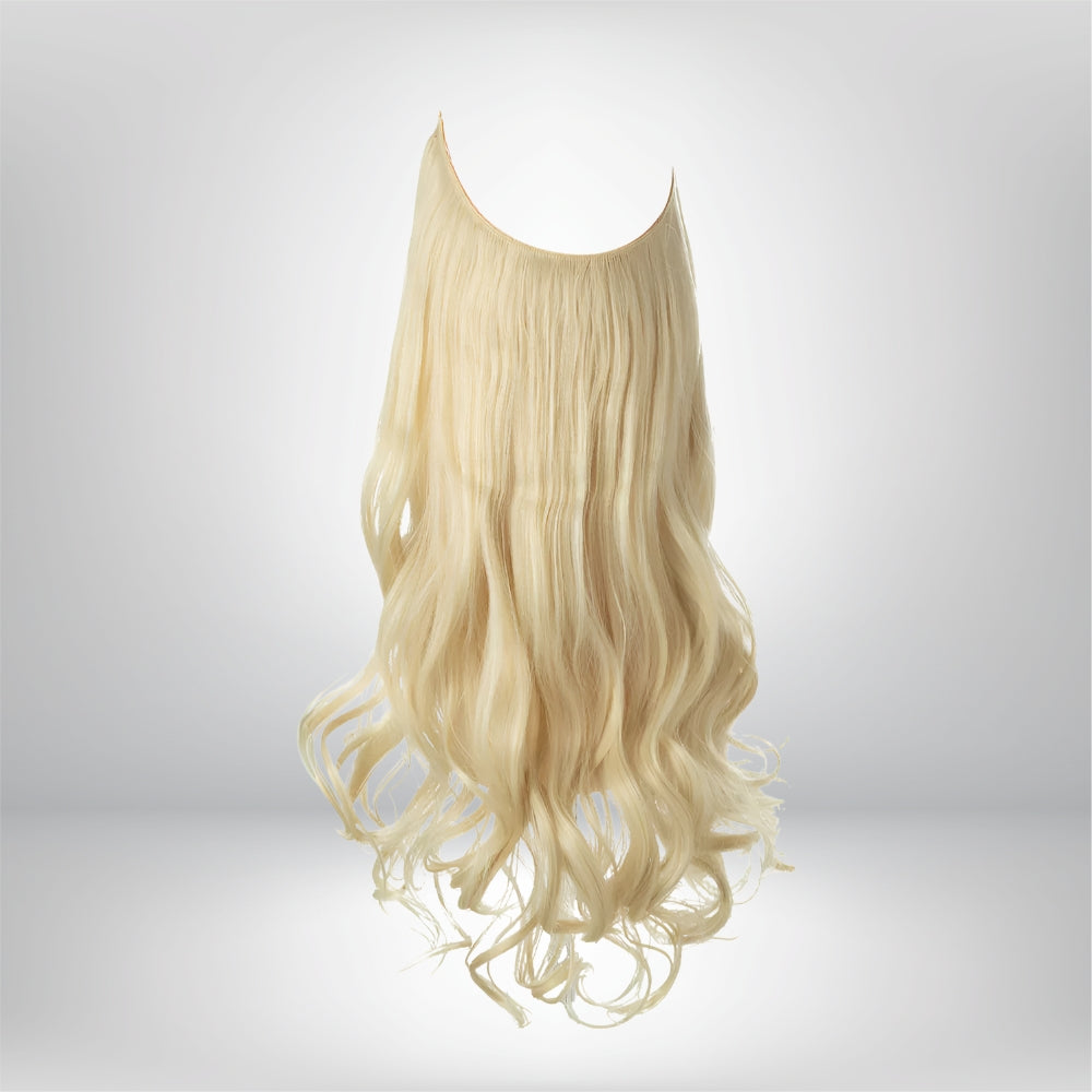 Extensões de Cabelo Natural Ondulado com Presilhas para Comprimento e Volume Prolongados