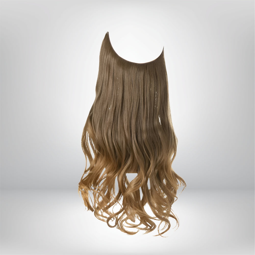 Extensões de Cabelo Natural Ondulado com Presilhas para Comprimento e Volume Prolongados