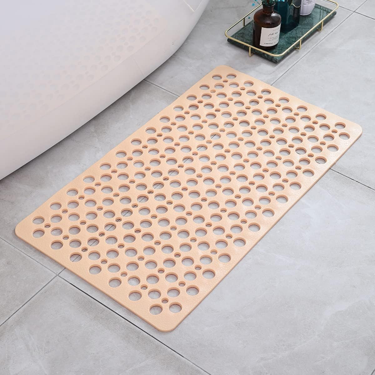 HydraGuard Shower Mat With Germ-Resistant, Non-Slip Grip