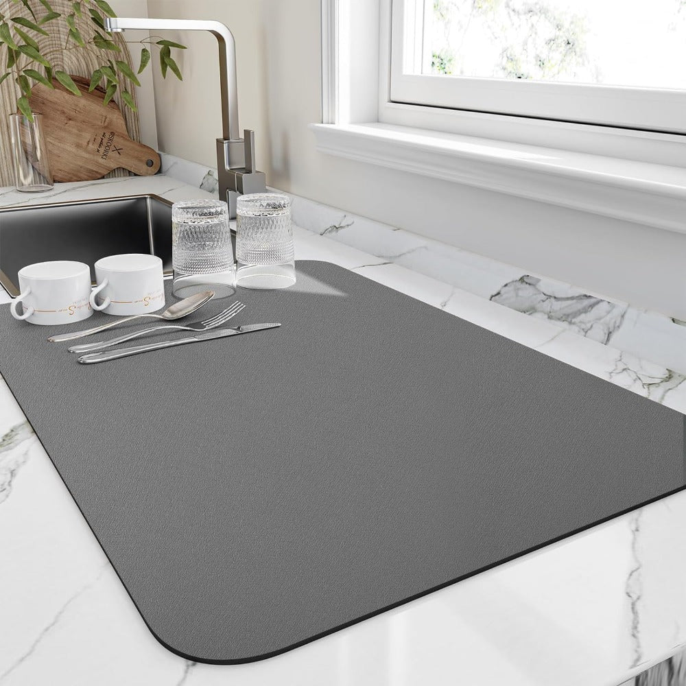 Nova Absorbent Dish Mat For Quick Drying In The Kitchen