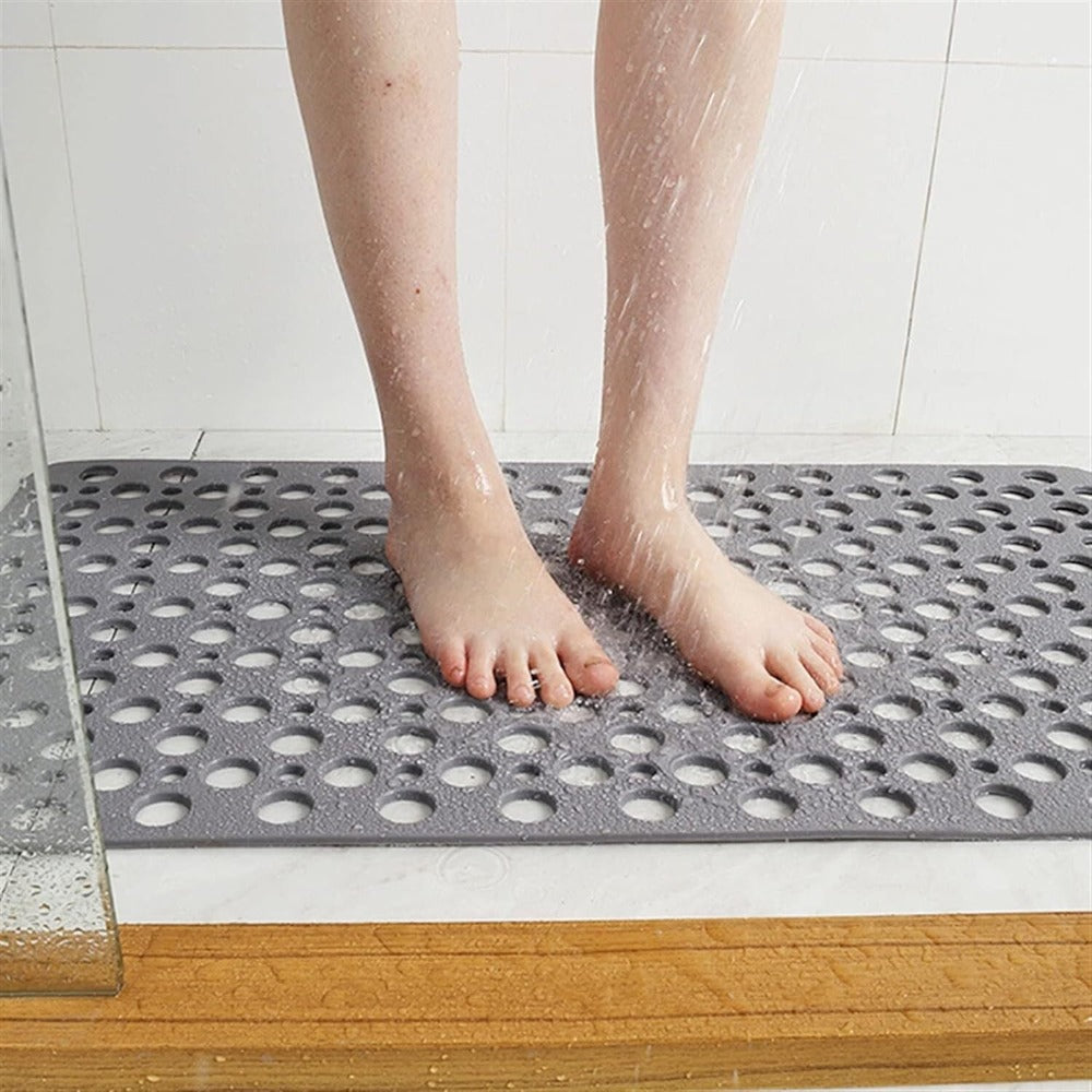 HydraGuard Shower Mat With Germ-Resistant, Non-Slip Grip