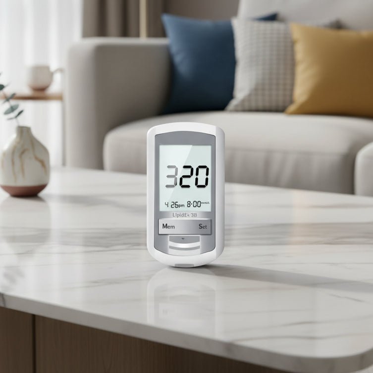 Moniteur de cholestérol Bluetooth LipidSense pour suivi santé sans fil