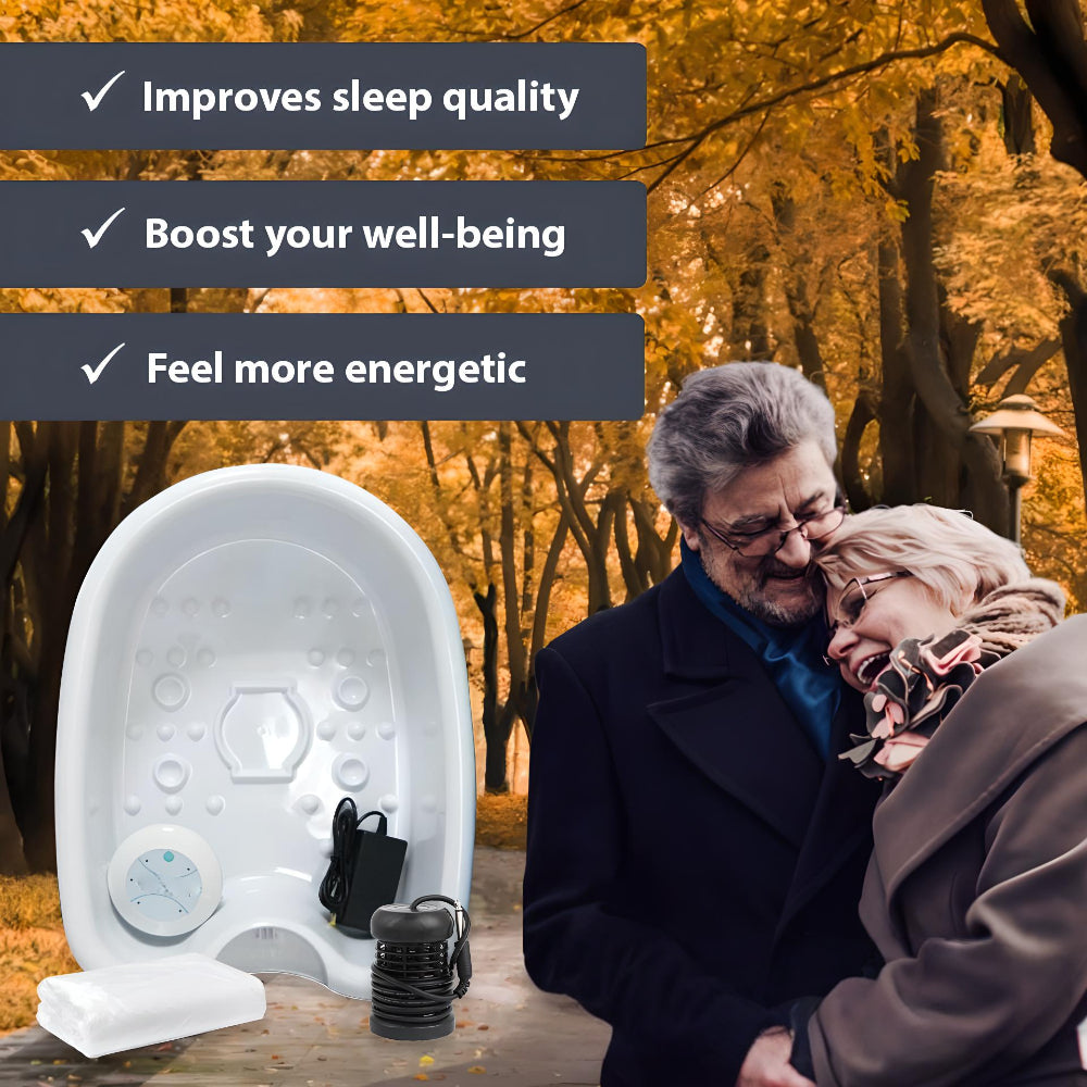 Foot Bath Ionic System Portable Home Spa Basin For Relaxation