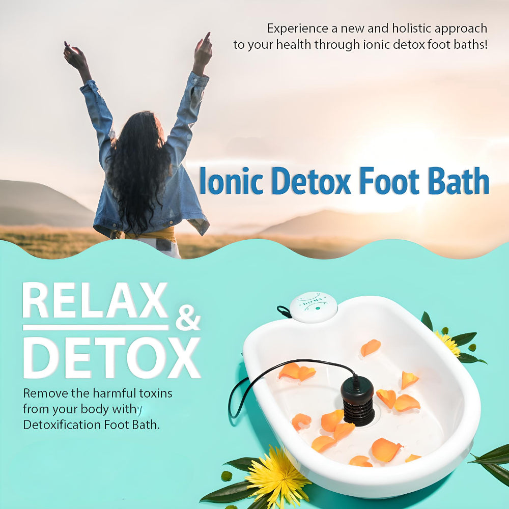 Foot Bath Ionic System Portable Home Spa Basin For Relaxation