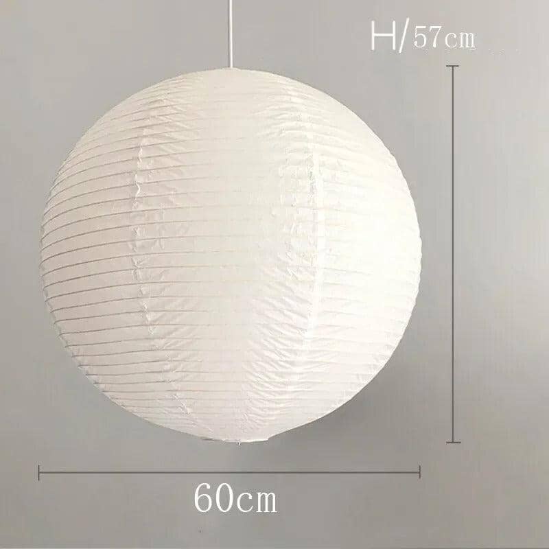Nova Luminária Pendente com Design de Balão de Papel para Interiores Modernos
