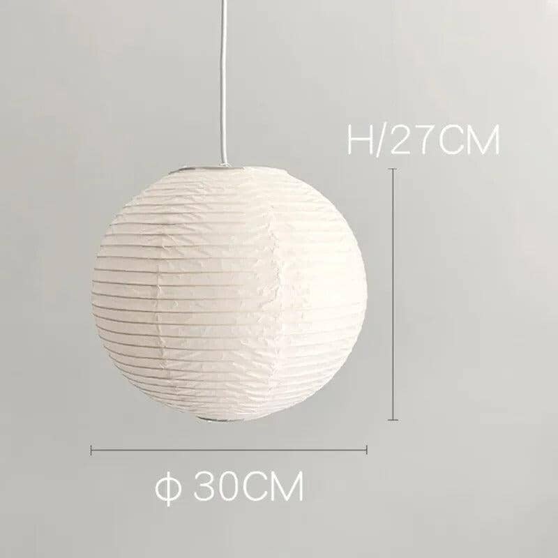 Nova Luminária Pendente com Design de Balão de Papel para Interiores Modernos