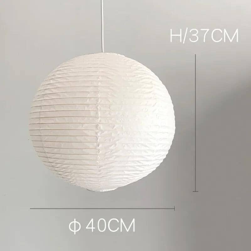 Nova Luminária Pendente com Design de Balão de Papel para Interiores Modernos
