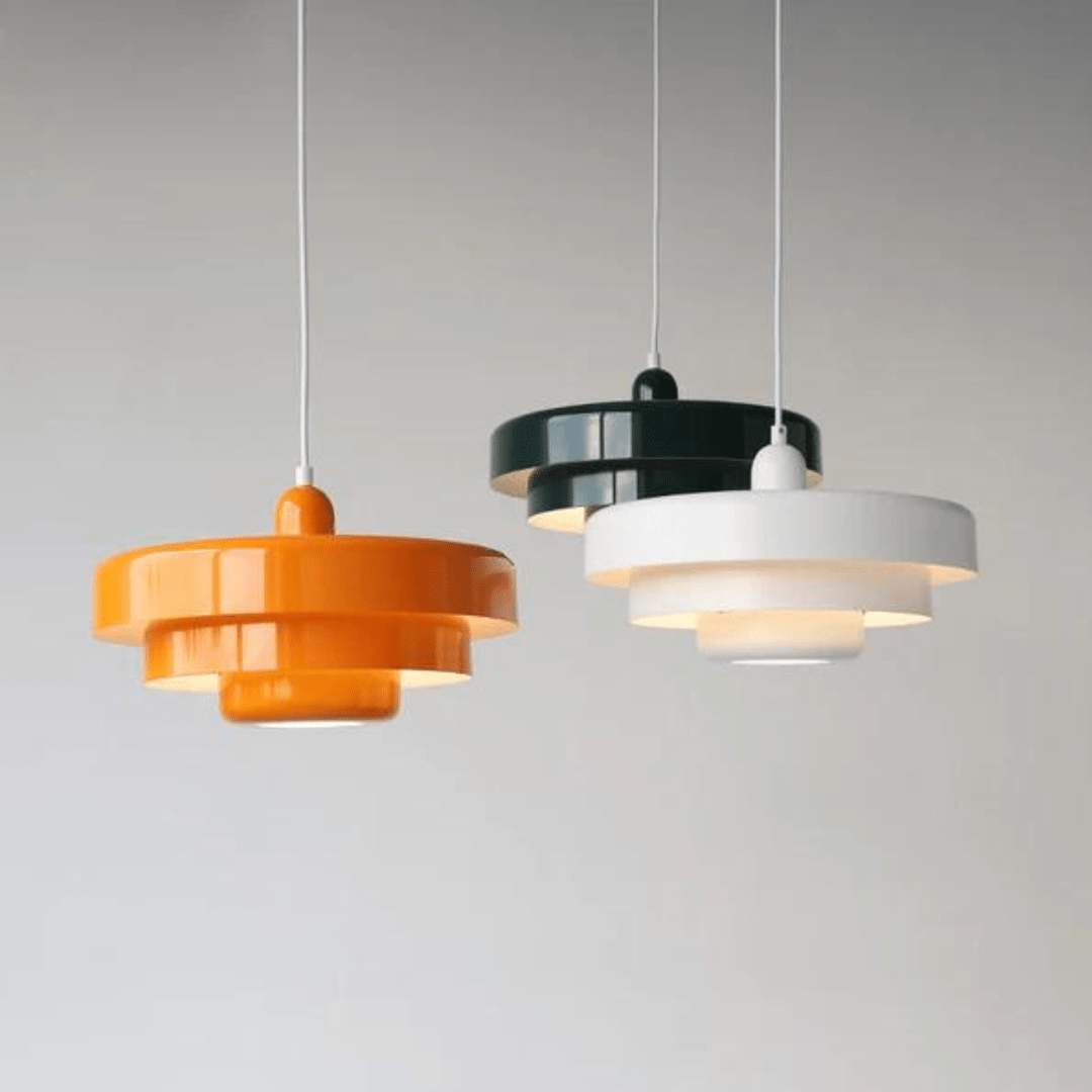 Lumina Three Tier Pendant Light In Macaron Colors For Living Rooms