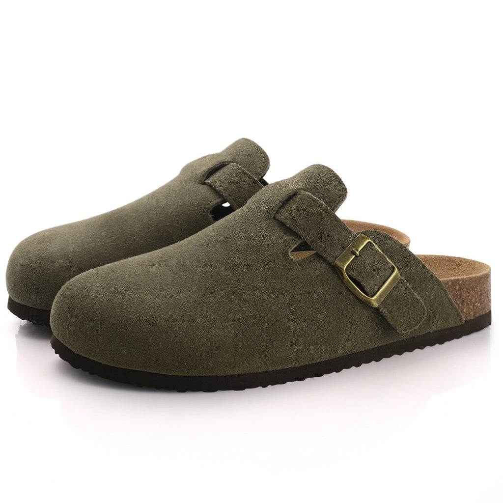 Papuci unisex NovaLuxe din piele, stil sandale Boston