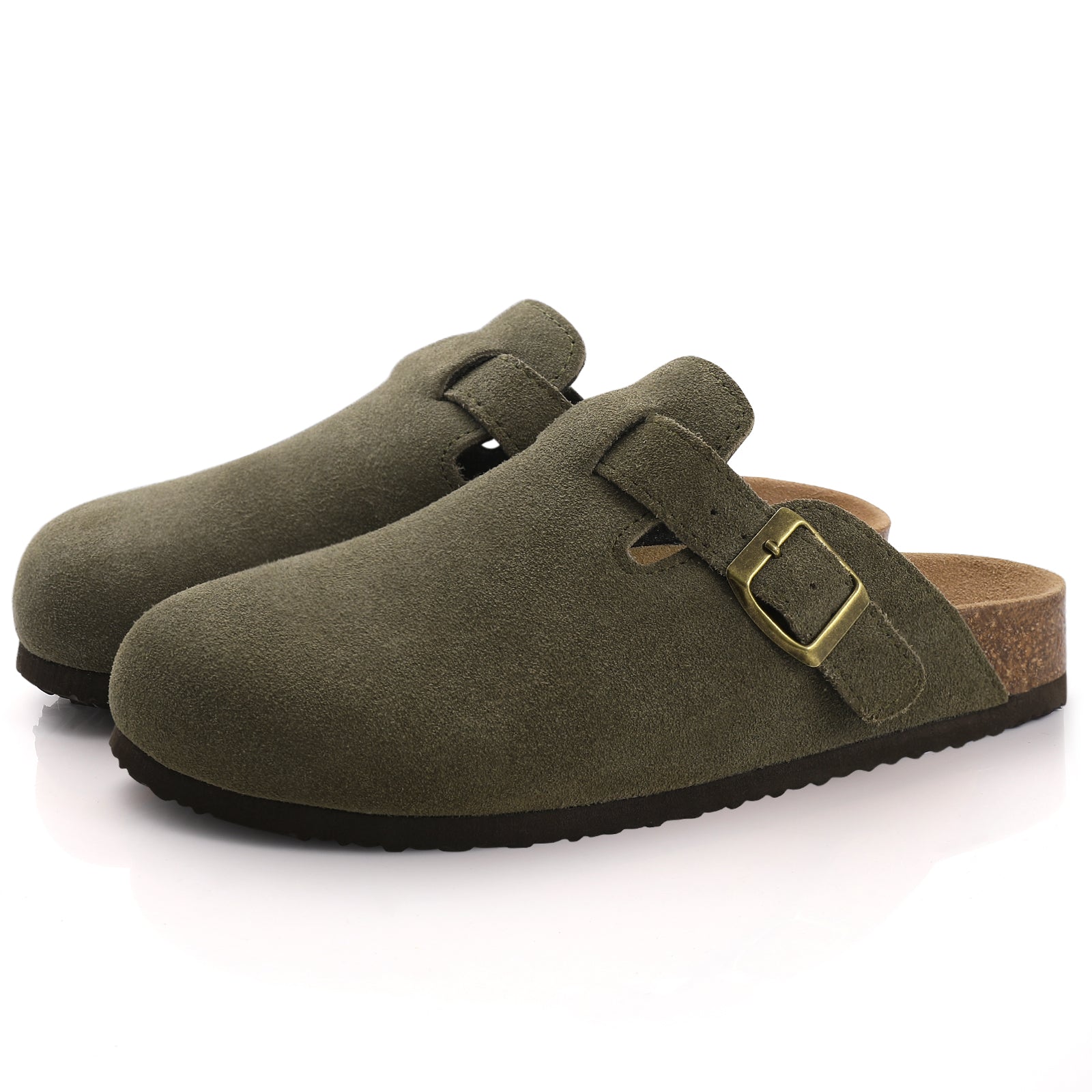 Papuci unisex NovaLuxe din piele, stil sandale Boston