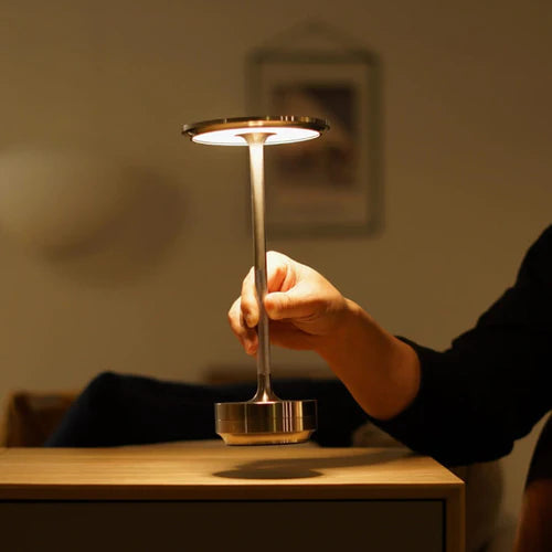 LumaNova Wireless USB Rechargeable Table Lamp With Touch Control Mood Lighting