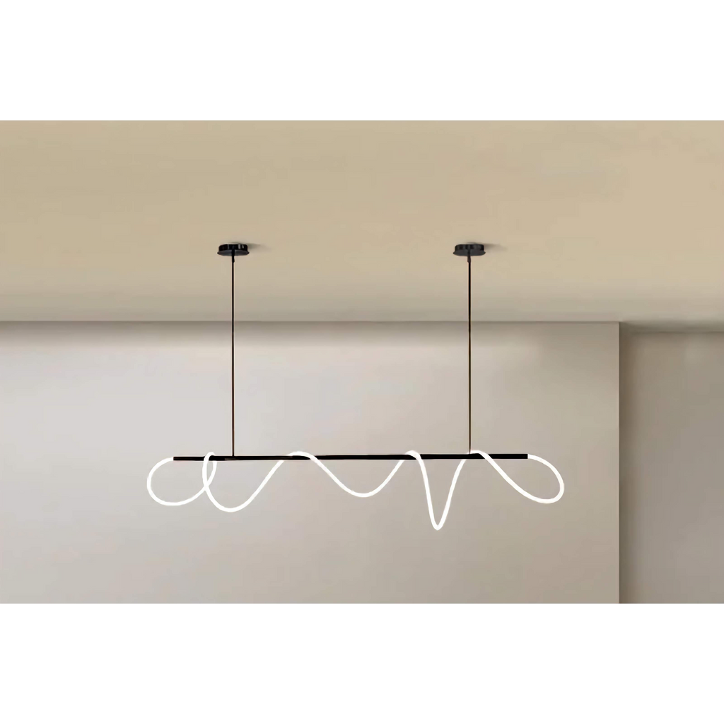 Stropní lampa Copper G9 LED, zakřivená trubice, povrchová montáž, zlatá černá stříbrná