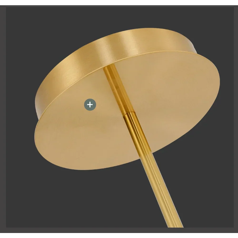 Stropní lampa Copper G9 LED, zakřivená trubice, povrchová montáž, zlatá černá stříbrná
