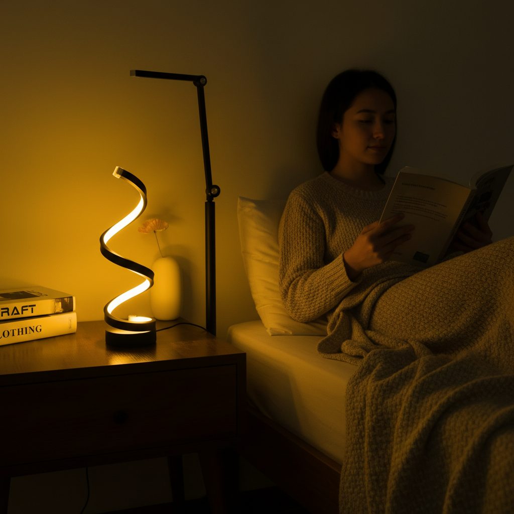 LED asztali lámpa bilinccsel és állítható érintésvezérléssel