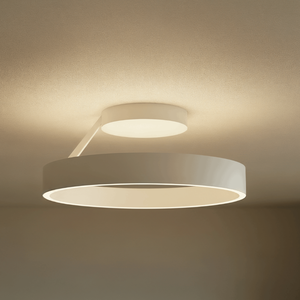 Rund LED-taklampa med infälld montering för moderna hem