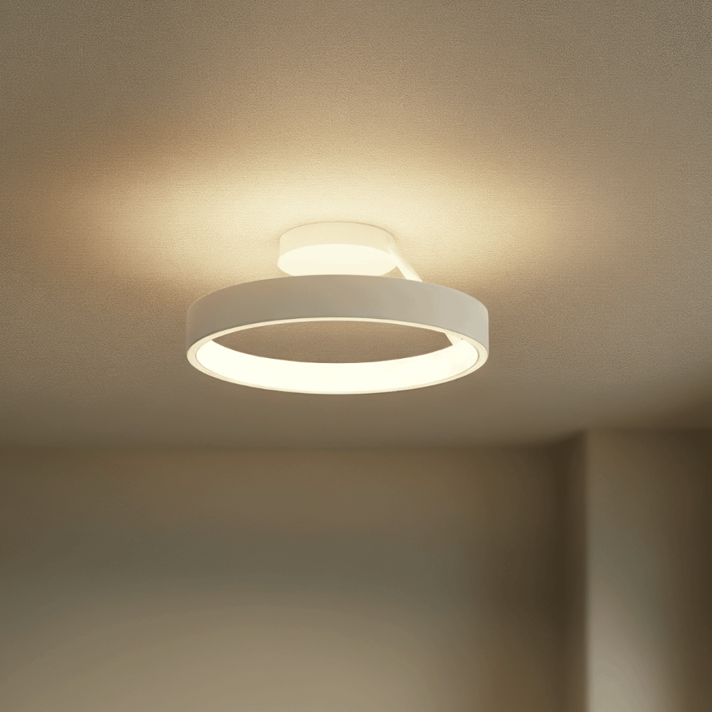 Rund LED-taklampa med infälld montering för moderna hem