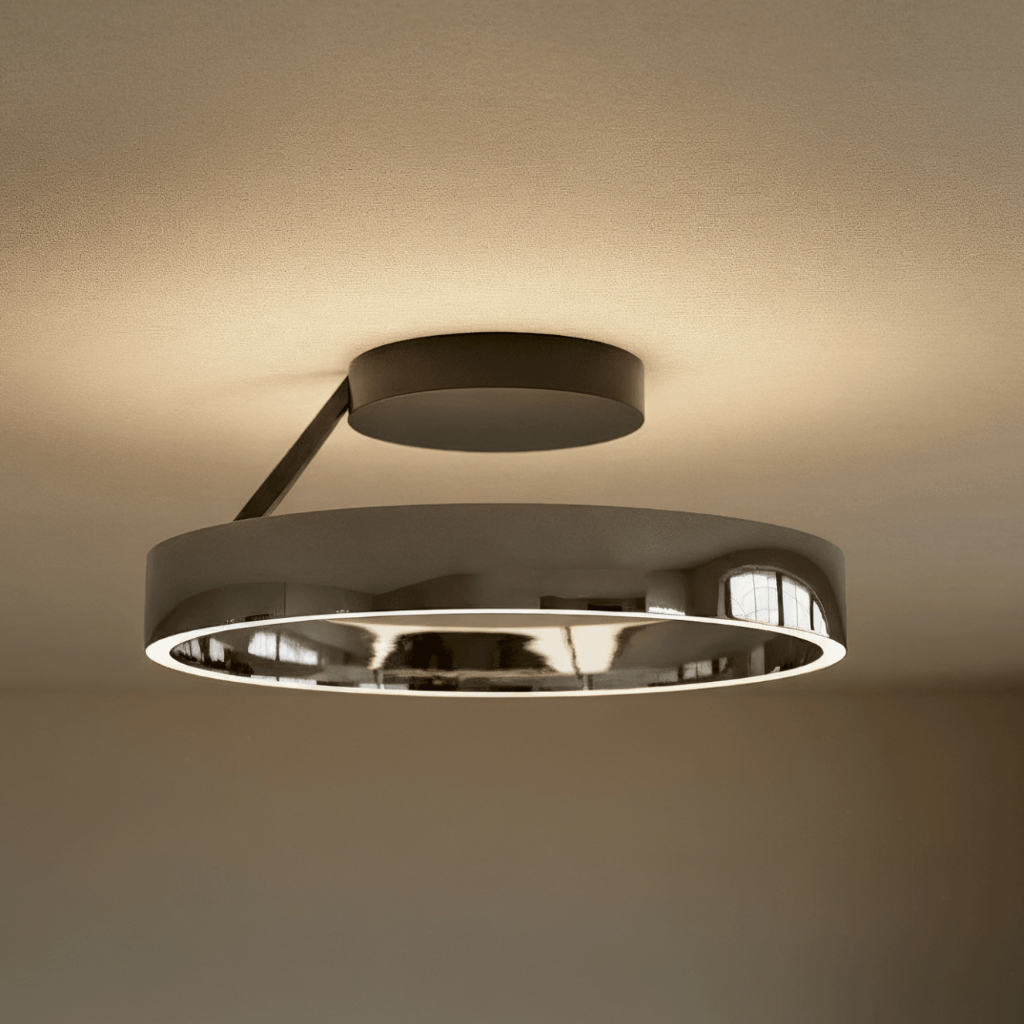 Rund LED-taklampa med infälld montering för moderna hem