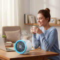 Illuminated Portable Fan With Ice Packs For Cooling Rooms