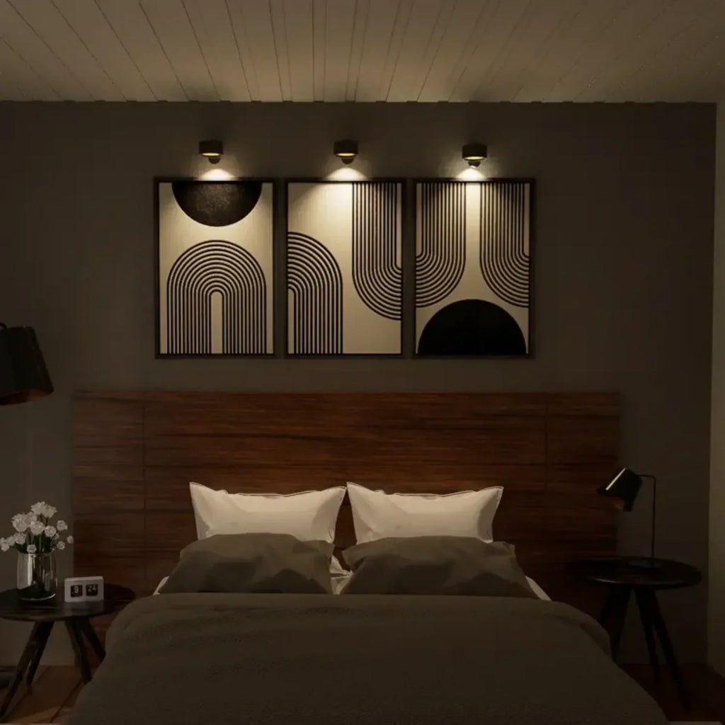 Bezdrátová USB lampa s dobíjecí LED a nástěnným světlem