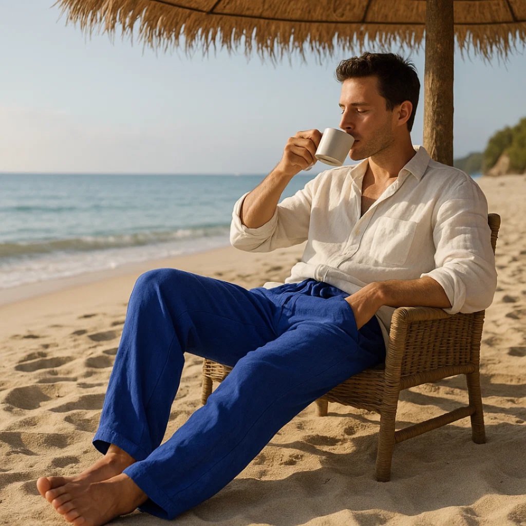 Lightweight Linen Trousers For Summer Comfort And Relaxed Fit