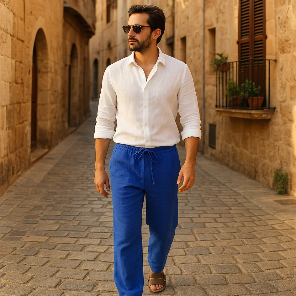 Lightweight Linen Trousers For Summer Comfort And Relaxed Fit