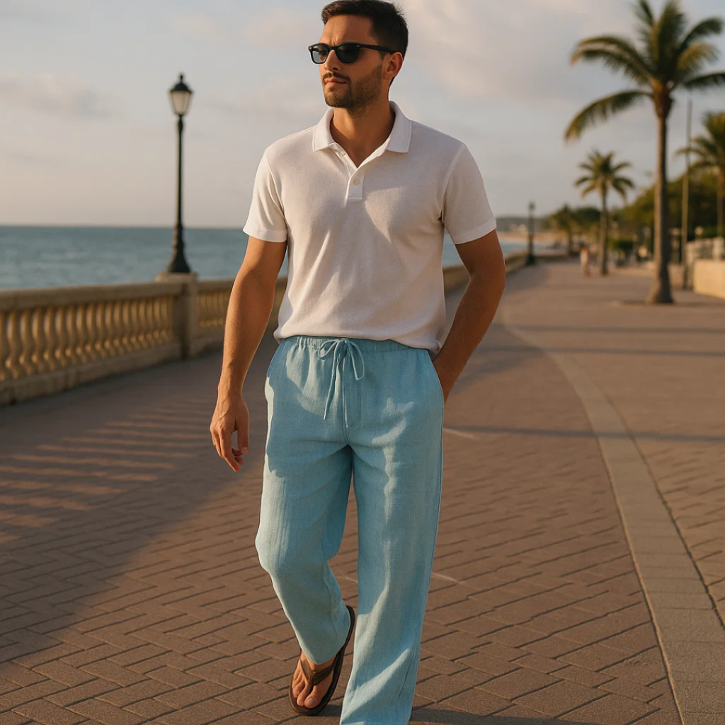 Lightweight Linen Trousers For Summer Comfort And Relaxed Fit