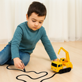 Toy Car Drawing Set With Inductive Line Tracking Playset