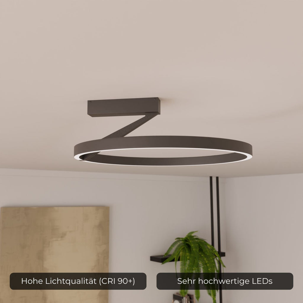 Noira Ceiling Light With Up And Downlight Warm 2700K Glow