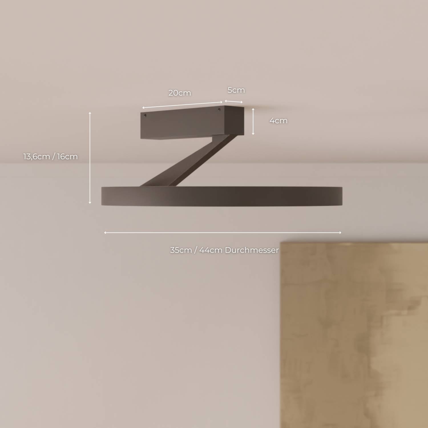 Noira Ceiling Light With Up And Downlight Warm 2700K Glow