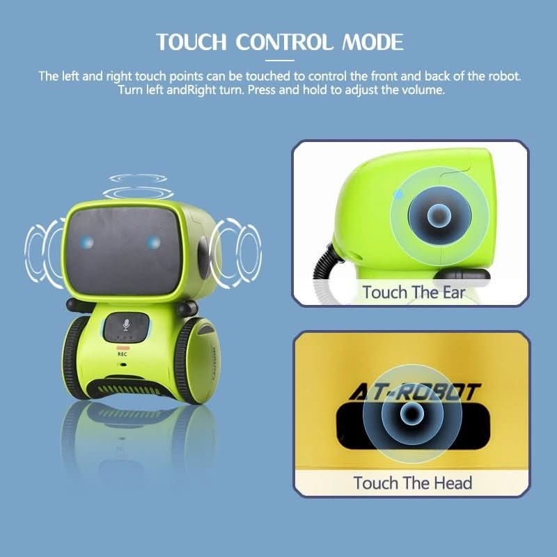 PulseBot Mini Interactive Dancing Robot With Voice and Sound Functions