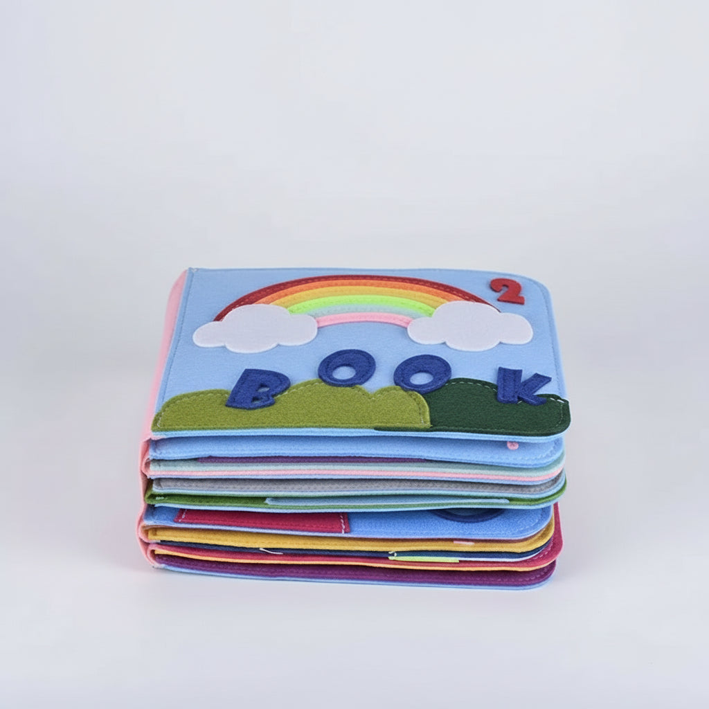 Montessori Beschäftigungsbuch Filz-Aktivitätsset für Kleinkinder zum Lernen