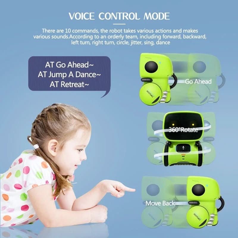 PulseBot Mini Interactive Dancing Robot With Voice and Sound Functions