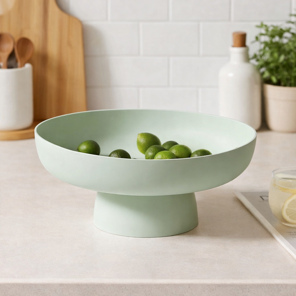 Decorative Ceramic Fruit Bowl For Kitchen Counter Storage