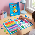 Magnetiskt matematiklärset för barn med magnetiska siffror