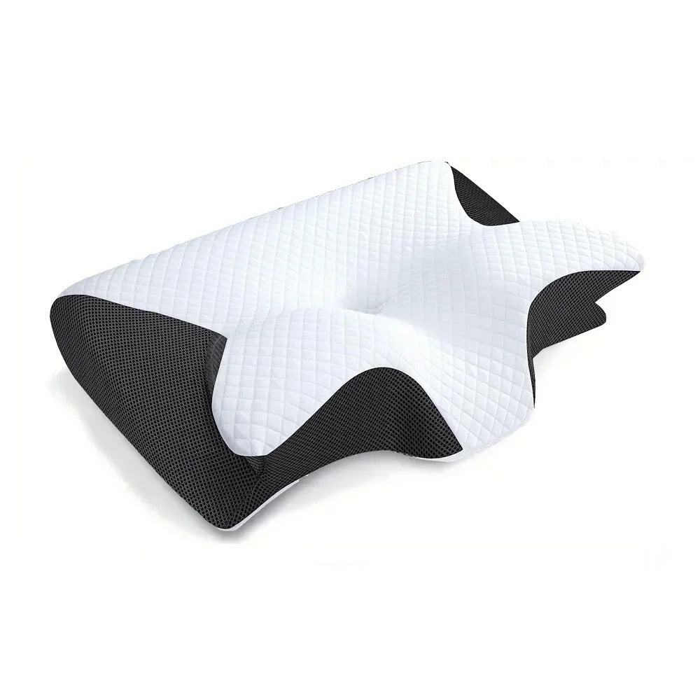 Memory foam nakkestøttepute for konturert søvnstilling