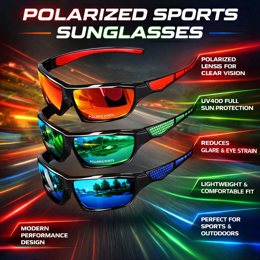 Men's Polarized Sunglasses For Outdoor Sports And Adventure