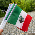 Mexické ruční mini vlajky pro akce, slavnostní sada
