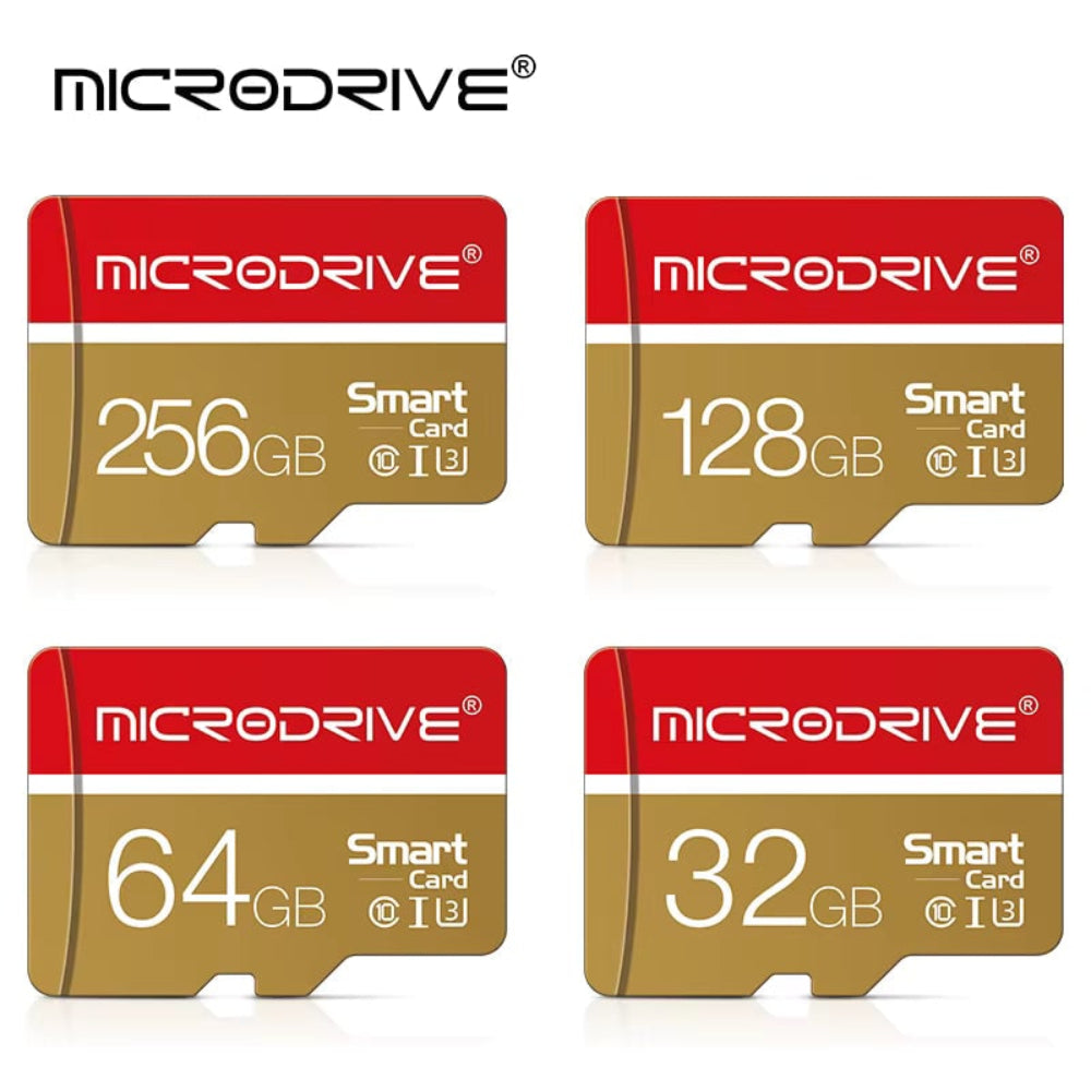 High Speed MicroSD Card Class 10 Storage 8GB To 256GB