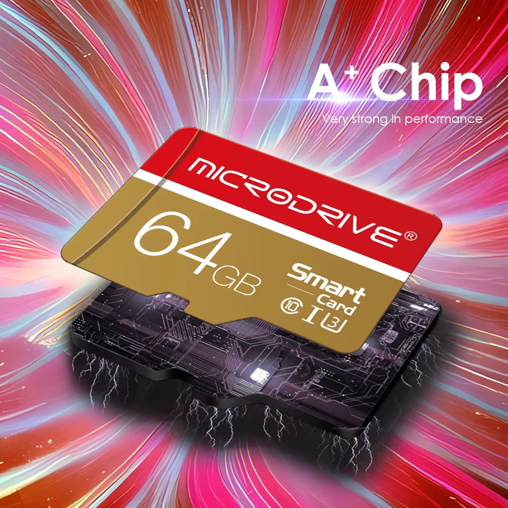 High Speed MicroSD Card Class 10 Storage 8GB To 256GB